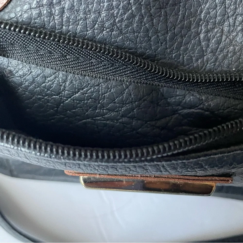 Vintage Sinbari Black and Brown‎ Handbag